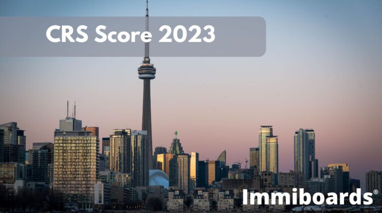 crs score required for 2023