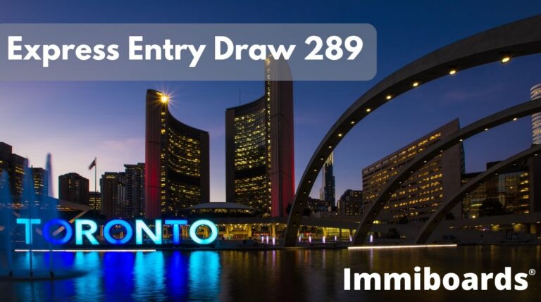Express Entry Draw 289